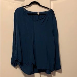 Old navy dark teal blouse